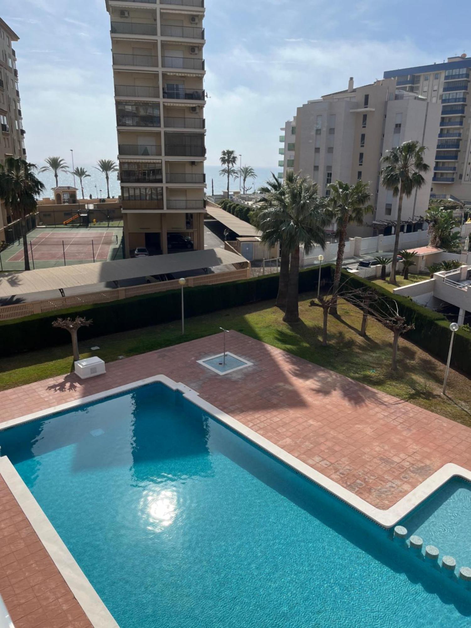 Apartamento Apartamento A Pie De Playa Con Vistas Al Mar Y Piscina Benicàssim Exterior foto